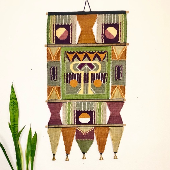 Vintage Wall Decor Vintage Woven Tapestry Wall Hanging Poshmark